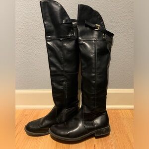 Black Knee-High Boots